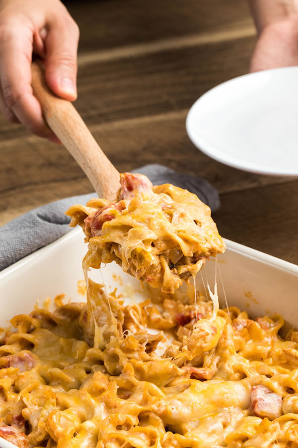 Southwestern Turkey Noodle Bake